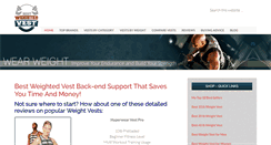 Desktop Screenshot of bestweightedvest.com